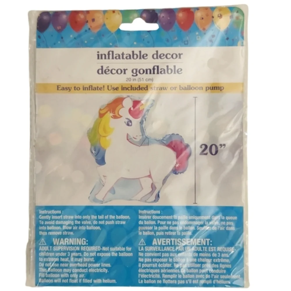 Birthday Supplies Unicorn Banners Streamer Ballon and Two‎ Packs of Cups NWT